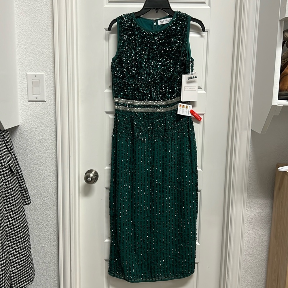 NWT Mac Duggal Sequin Dress